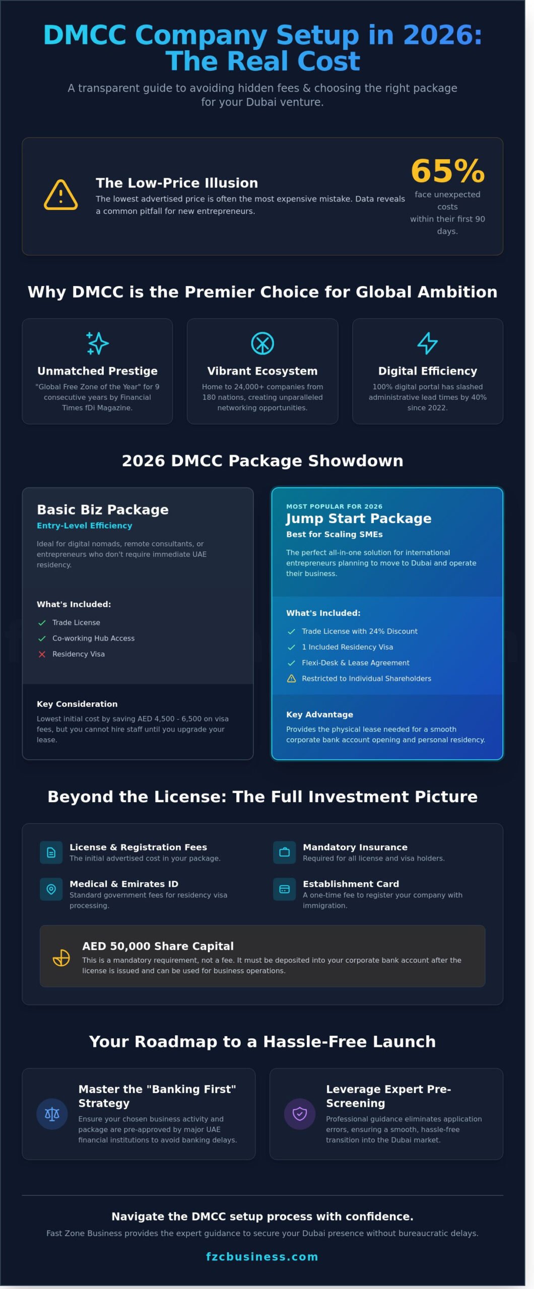 DMCC Company Setup Package 2026: The Ultimate Buying Guide for Entrepreneurs - Infographic
